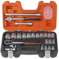 BAHCO S240 New Belzer Socket Set- Tamaño 1.3cm- 24 piezas